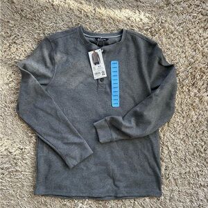 NWT Men's Gray Henley Shirt